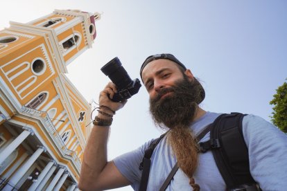 Instantánea del creador de contenido en uno de sus viajes. KIKE ARNAIZ