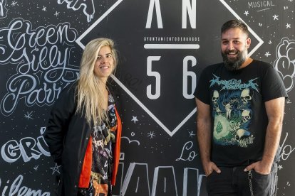 Cholo y Natalia, gerentes del Andén 56. SANTI OTERO