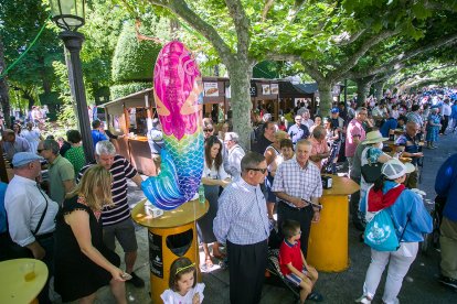 Celebración de la Ofrenda Floral en el día grande de las fiestas de San Pedro y San Pablo 2022. TOMÁS ALONSO