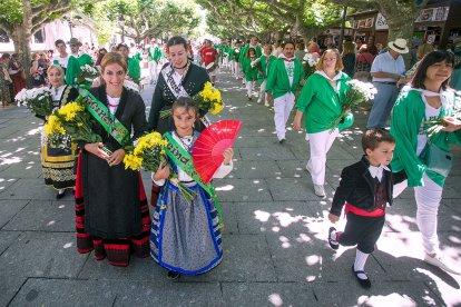 Celebración de la Ofrenda Floral en el día grande de las fiestas de San Pedro y San Pablo 2022. TOMÁS ALONSO