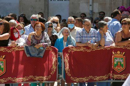 Celebración de la Ofrenda Floral en el día grande de las fiestas de San Pedro y San Pablo 2022. TOMÁS ALONSO