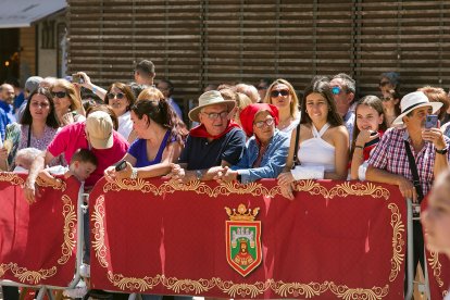 Celebración de la Ofrenda Floral en el día grande de las fiestas de San Pedro y San Pablo 2022. TOMÁS ALONSO