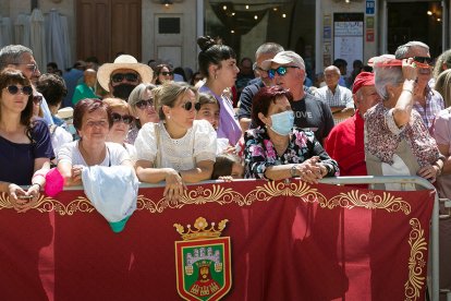 Celebración de la Ofrenda Floral en el día grande de las fiestas de San Pedro y San Pablo 2022. TOMÁS ALONSO