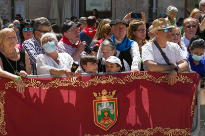 Celebración de la Ofrenda Floral en el día grande de las fiestas de San Pedro y San Pablo 2022. TOMÁS ALONSO
