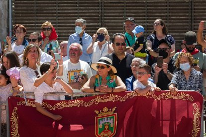 Celebración de la Ofrenda Floral en el día grande de las fiestas de San Pedro y San Pablo 2022. TOMÁS ALONSO