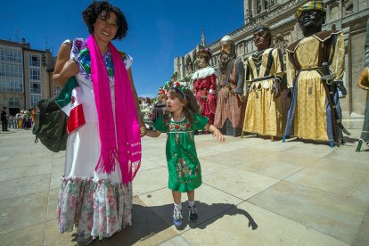 Celebración de la Ofrenda Floral en el día grande de las fiestas de San Pedro y San Pablo 2022. TOMÁS ALONSO