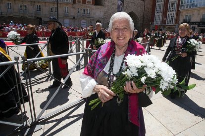 Celebración de la Ofrenda Floral en el día grande de las fiestas de San Pedro y San Pablo 2022. TOMÁS ALONSO