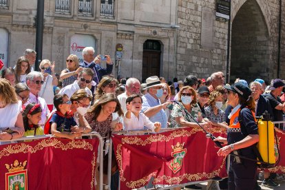 Celebración de la Ofrenda Floral en el día grande de las fiestas de San Pedro y San Pablo 2022. TOMÁS ALONSO