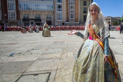 Celebración de la Ofrenda Floral en el día grande de las fiestas de San Pedro y San Pablo 2022. TOMÁS ALONSO