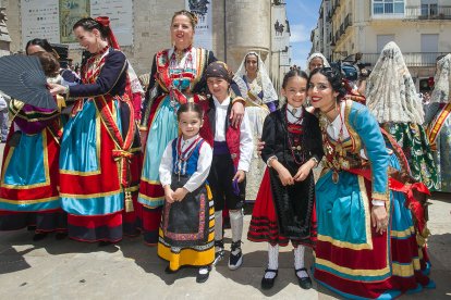 Celebración de la Ofrenda Floral en el día grande de las fiestas de San Pedro y San Pablo 2022. TOMÁS ALONSO