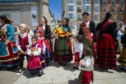 Celebración de la Ofrenda Floral en el día grande de las fiestas de San Pedro y San Pablo 2022. TOMÁS ALONSO