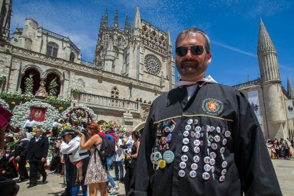 Celebración de la Ofrenda Floral en el día grande de las fiestas de San Pedro y San Pablo 2022. TOMÁS ALONSO