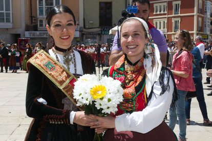 Celebración de la Ofrenda Floral en el día grande de las fiestas de San Pedro y San Pablo 2022. TOMÁS ALONSO