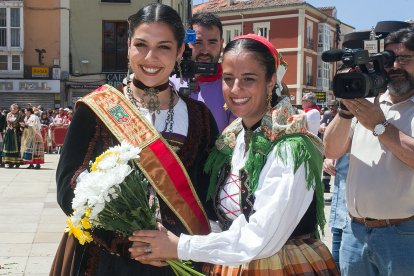 Celebración de la Ofrenda Floral en el día grande de las fiestas de San Pedro y San Pablo 2022. TOMÁS ALONSO