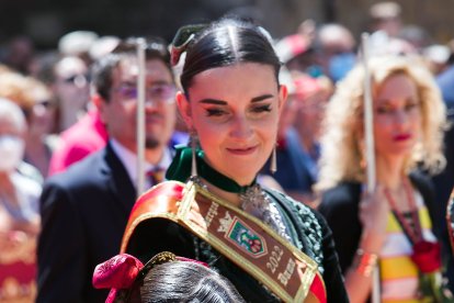 Celebración de la Ofrenda Floral en el día grande de las fiestas de San Pedro y San Pablo 2022. TOMÁS ALONSO