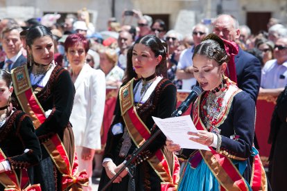 Celebración de la Ofrenda Floral en el día grande de las fiestas de San Pedro y San Pablo 2022. TOMÁS ALONSO