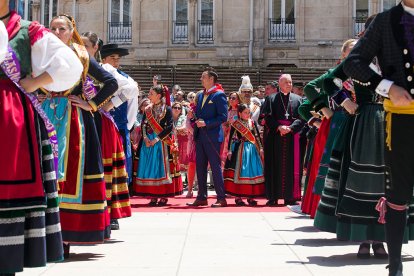 Celebración de la Ofrenda Floral en el día grande de las fiestas de San Pedro y San Pablo 2022. TOMÁS ALONSO