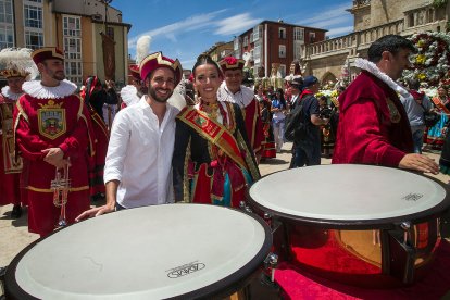 Celebración de la Ofrenda Floral en el día grande de las fiestas de San Pedro y San Pablo 2022. TOMÁS ALONSO