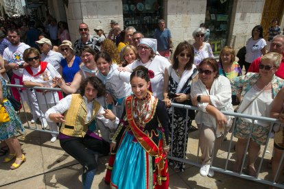 Celebración de la Ofrenda Floral en el día grande de las fiestas de San Pedro y San Pablo 2022. TOMÁS ALONSO