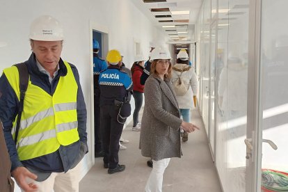 La alcaldesa, Raquel González, ha visitado las obras