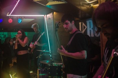 Cheddar durante su actuación en el Concurso de La Rúa. ALICIA PRUSIEL