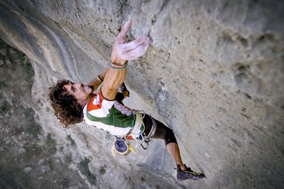 Andrew Bisharat, protagonista de ‘Resistance Climbing’ en Cisjordania. REEL ROCK