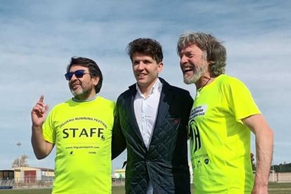 Juan Carlos con Carmelo de la Fuente