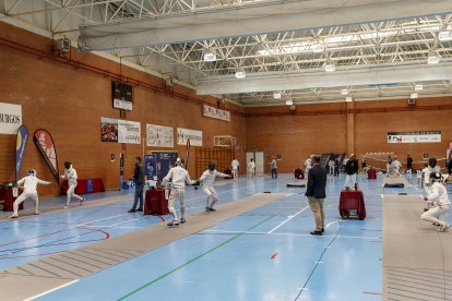 Campeonato de España de Esgrima celebrado en las instalaciones de la Universidad de Burgos. SANTI OTERO
