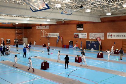 Campeonato de España de Esgrima celebrado en las instalaciones de la Universidad de Burgos. UBU