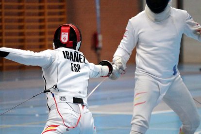 Campeonato de España de Esgrima celebrado en las instalaciones de la Universidad de Burgos. UBU