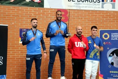 Campeonato de España de Esgrima celebrado en las instalaciones de la Universidad de Burgos. UBU