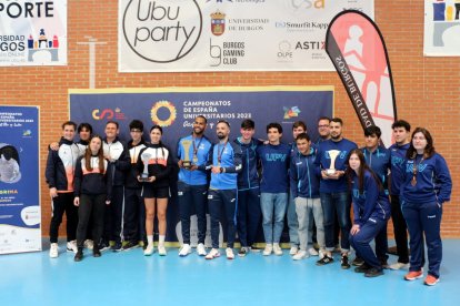 Campeonato de España de Esgrima celebrado en las instalaciones de la Universidad de Burgos. UBU