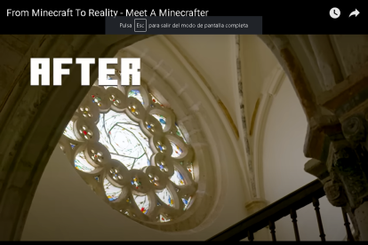 Imagen real de la iglesia de Villamorón antes de la reconstrucción que se recoge en el vídeo.