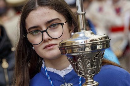 Participan los niños de la cofradía y de la parroquia de San Gil pero también de otras agrupaciones como la Schola Cantorum infantil, el grupo de monaguillos y niños de otras cofradías y de catequesis de otras parroquia. FOTOS: © ECB / SANTI OTERO