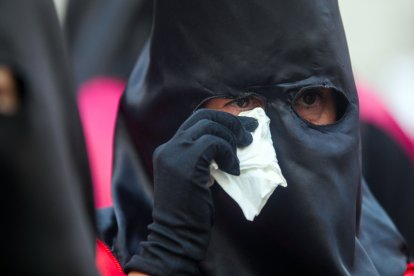 Instante de la procesión de Nuestra Señora de la Soledad. TOMÁS ALONSO