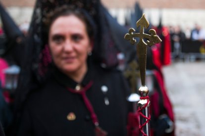 Instante de la procesión de Nuestra Señora de la Soledad. TOMÁS ALONSO