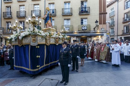 Instante de la procesión del Encuentro. SANTI OTERO