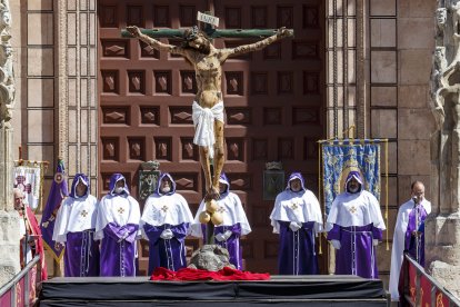 Desenclavo del Santísimo Cristo de Burgos. SANTI OTERO