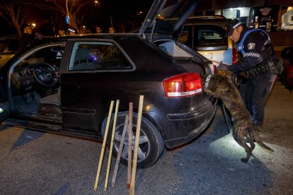 La Unidad Canina, en acción. SANTI OTERO