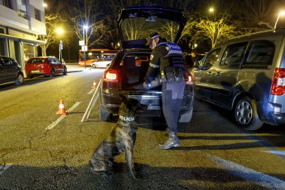 La Unidad Canina, en acción. SANTI OTERO