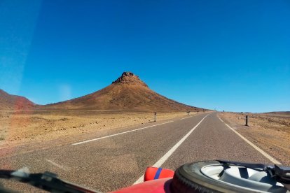 Instante del raid por Marruecos. ECB