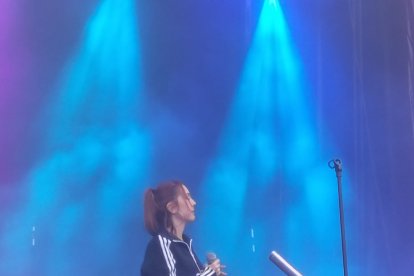 Claudia Halley en el San Martín Fest. ECB