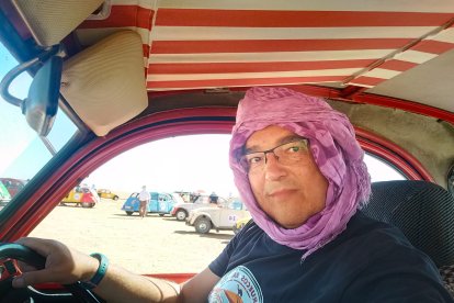 Instante del raid por Marruecos. ECB