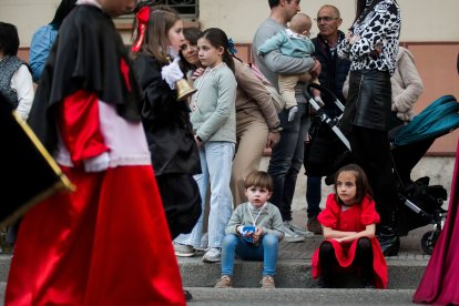 Instante de la procesión de Nuestra Señora de la Soledad. TOMÁS ALONSO