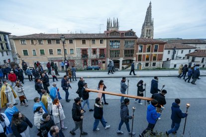 Vía Crucis con Antorchas. SANTI OTERO