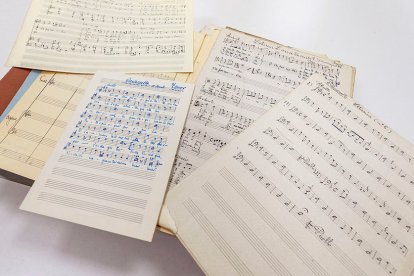 Un selección de partituras del Fondo Domingo Lázaro. SANTI OTERO