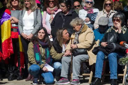 Inauguración del memorial por las víctimas del franquismo en el cementerio de Burgos. TOMÁS ALONSO