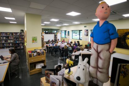 El mundo de los cómics está muy presente en la biblioteca María Teresa de León.