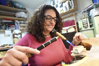 Manuela del Campo tiene una joyería en Briviesca.
