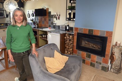 Paula Soria, regenta una casa rural en Rublacedo de Abajo.